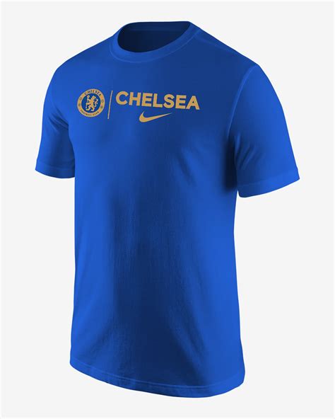 nike f c t shirt aop weiß navy|Chelsea FC Men's Nike Soccer T.